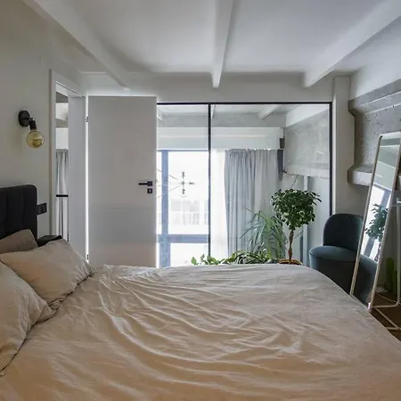 Bright And Stylish Centre 1 Bedroom Loft Apartament Wilno